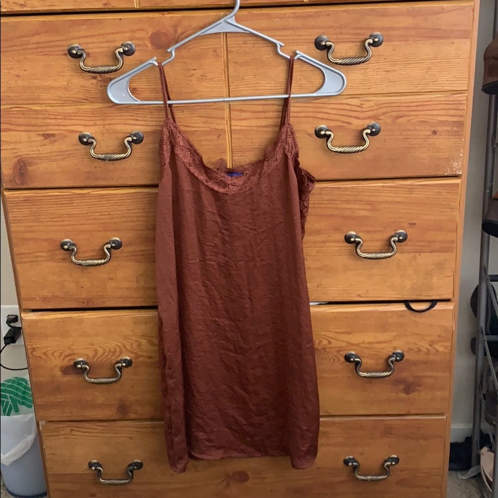 Satin slip dress